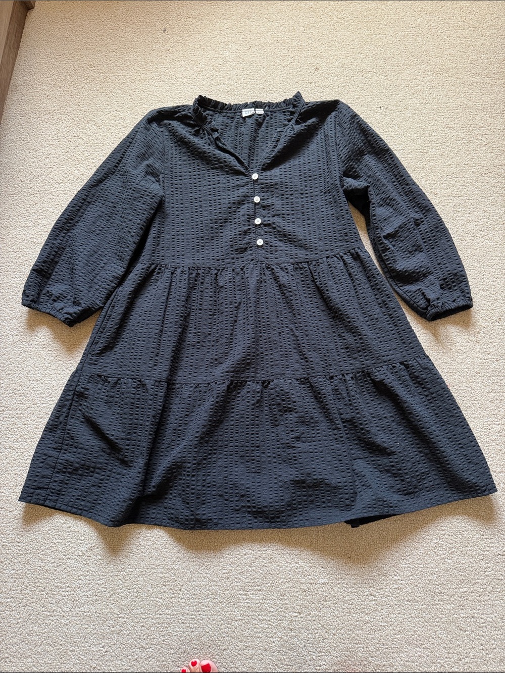 Black Textured GAP dress Size L